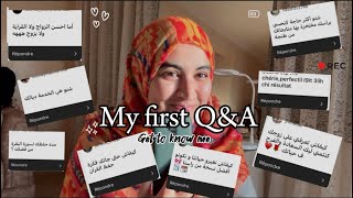 GET TO KNOW ME| my first Q&A💌 ما بعد التوبة و الالتزام؟ فاش خدامة؟متزوجة؟سبب حفظ القرآن؟ 🫀🧕🏻📿