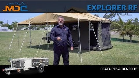 Features & Benefits: MDC EXPLORER RF Camper Trailer