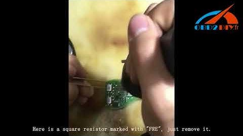 change key frequency between 315 MHZ and 433MHZ with PCB resistor - obd2diy.fr