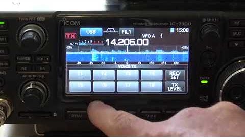 Icom 7300 Voice TX Keyer, Feature Demonstration