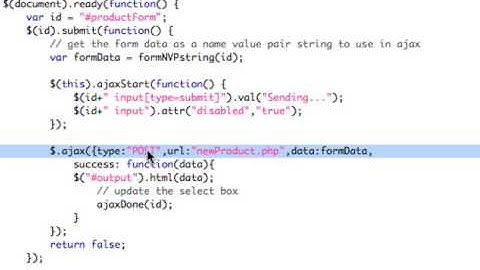 Jquery Ajax Mysql quick tips