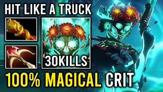 100% Full Right Click Heavy Magical Crit Strike Shred Everyone Like Paper Muerta Dota 2