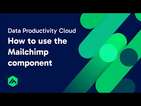 Load your Mailchimp data with the Data Productivity Cloud