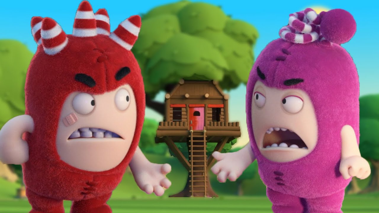 ⁣Brand New Oddbods | Storm in a Treehouse | Funny Cartoons For Kids