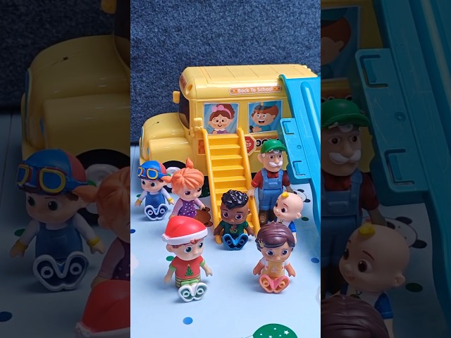 Satisfying with Unboxing & Review Cocomelon Slide Toy ASMR #toys #cocomelon #shorts