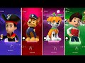 PIRATE RYDER 🆚 POLICE CHASE 🆚 PUMPKIN MARSHALL 🆚 CLASSIC RYDER! 🐾 TEAM BATTLE! 🎵 Tiles Hop 2026