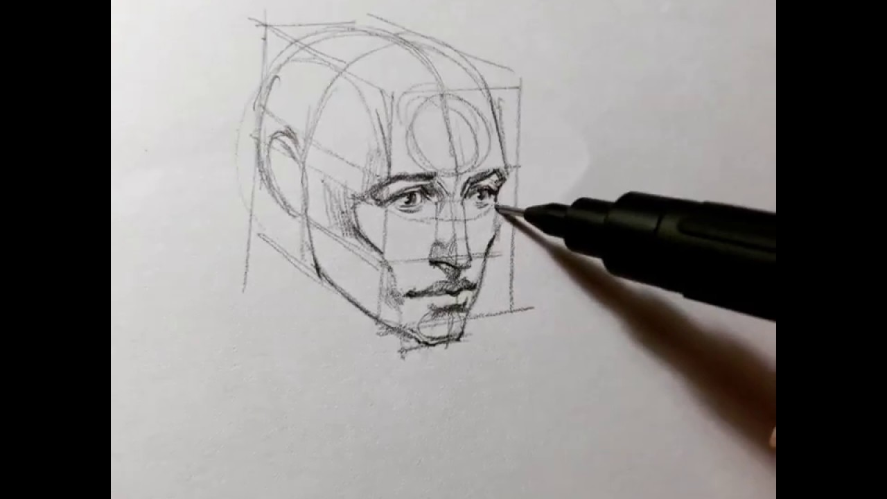 Drawing Portrait Using Box Head Tilted Up Youtube Portrait Drawing Drawings Portrait Drawing Portrait Using Box Head Tilted Up Youtube Portrait Drawing Drawings Portrait