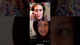 Sarah Paulson live 9-19-20