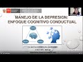 TERAPIA COGNITIVO CONDUCTUAL EN DEPRESIÓN