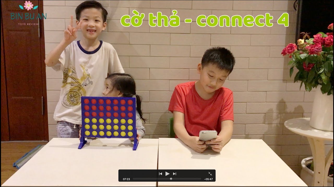 Cờ thả Connect 4 board game BinBuAn Toysreview YouTube