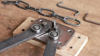 How to Make Handmade Steel Chain | Metal Bender For the Wire