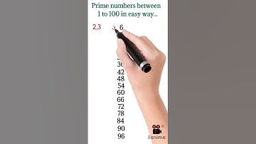 Trick to remember prime numbers between 1 to 100