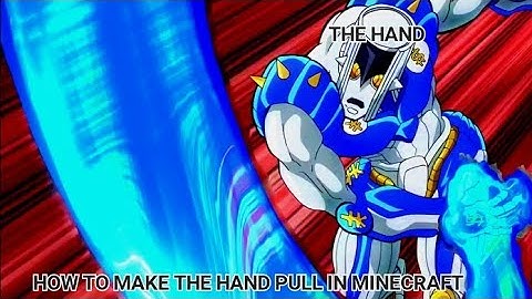all devices Jojo command block tutorial | the hand pull