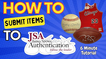 HOW TO Submit ✍️ Autographed Items To JSA