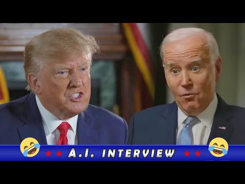 Donald Trump Joe Biden Interview AI Voice