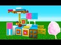 Minecraft Tutorial: How To Make A Cotton Candy Stand "2019 City Tutorial"