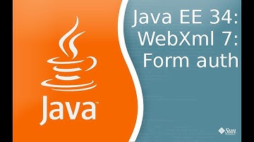 Java EE 34: WebXml 7: Аутентификация через html form