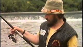 John Sidley with 20b Pike fishing Tewkesbury Weir, River Severn