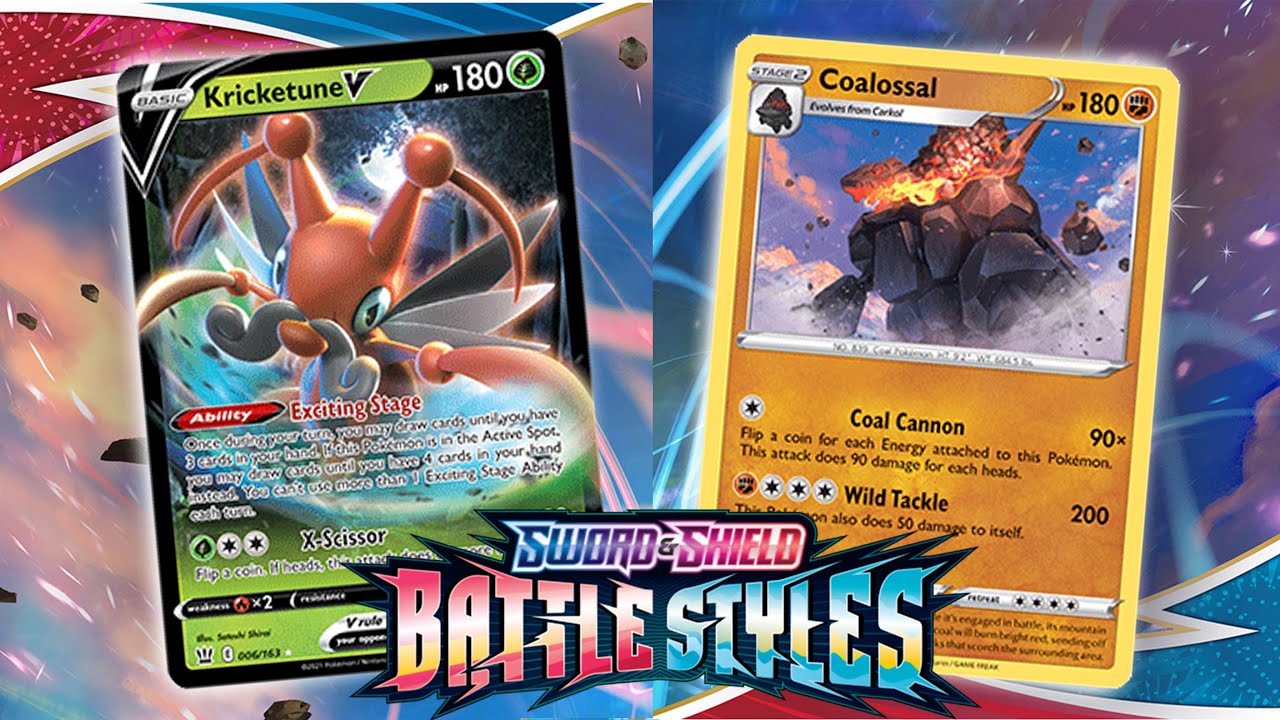 Kricketune V & Coalossal Packed from Battle Styles!! | Pokemon
