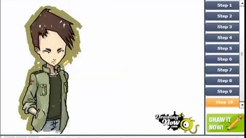 How to Draw Ulrich Stern from Code Lyoko