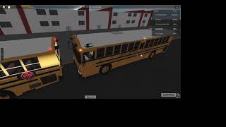 Roblox VBS Driving 1990 Bluebird All American Bus 31 for AM Routes