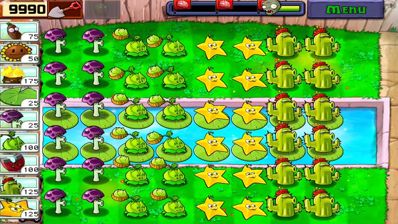 WALKTHROUGH PART #121 | ADVENTURE POOL IN PLANT VS ZOMBIE FULL HD ...