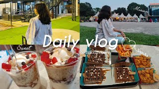 Soft day,Good food ,Better company|mini vlog🌷💗 screenshot 4