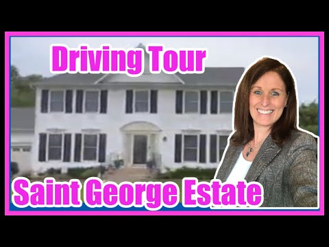 Saint George Estate in Stafford Va| Homes fro Sale In Stafford Va|Driving Tours|Vlog Tours