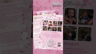 K’Yomi Kapri Temple Funeral Program Design - Large Single Fold