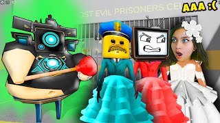 😨 Побег Со Свадьбы Вантузмена Барри 😳 Roblox! Балди Против Тв Вумен  Скибиди Говорящий Кот Роблокс