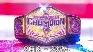 WWE United States Championship PPV Match Card Compilation (2012 - 2024) With Title Changes