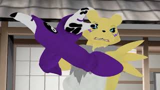 Mmdgokuraku Joudo Renamon