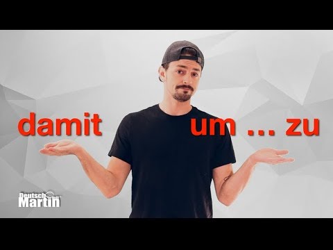 دقائق ألمانية مع ضياء (112) -um..zu/damit-1