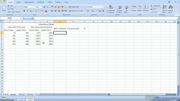 Calculate of Mean group data using excel