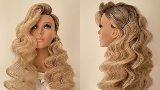 Hollywood waves 2024! Amazing curls on 32 mm curling iron