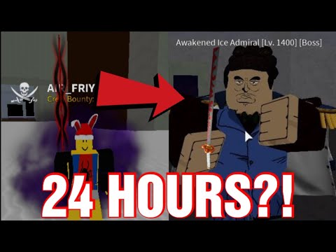 Getting Rengoku In Blox Fruits for 24 hours 