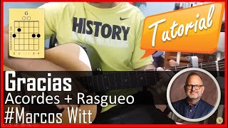 Miniatura de vídeo de "Gracias - Marcos Witt - tutorial con guitarra acustica"