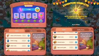 Gardenscapes Santa's Trials Open Secret Gates Tasks | Gem Fever screenshot 3