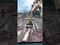 Excavator Kupas Kayu Super Cepat #shorts