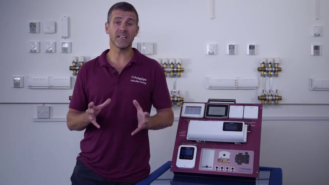 Polypipe Underfloor Heating Controls - Screen Settings - YouTube