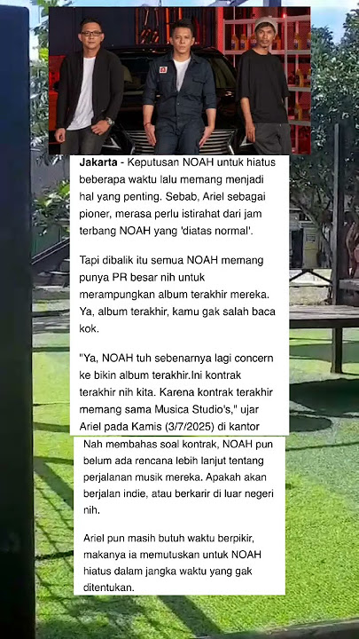 Menerka Rencana Noah Setelah Hiatus