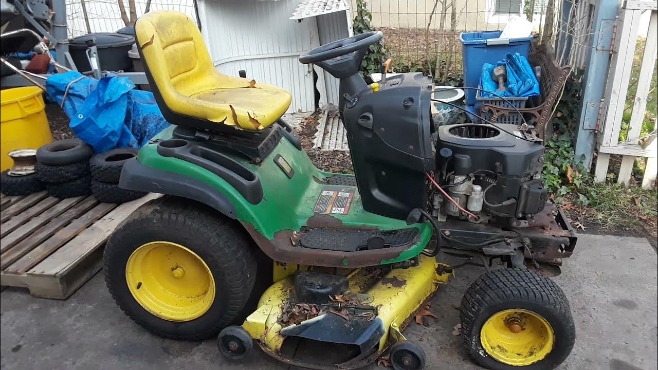 Working on the John Deere L130. Kohler Command 23. Getting the unit