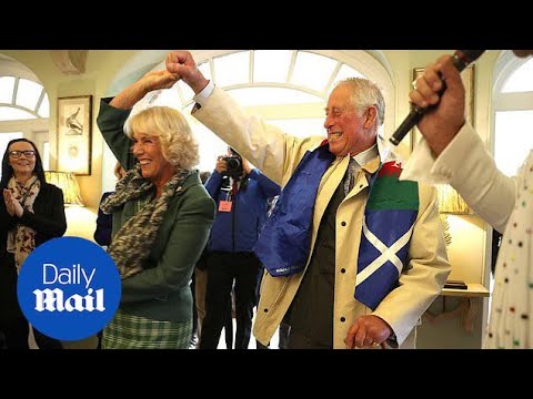 Prince Charles and Camilla show off their dance moves