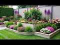 Embellissez votre jardin avec ces modles de parterres de fleurs surlevs faciles et abordables