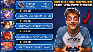 ALU FAKE WINRATE PRANK (99 BILLION MATCHES | 100% WINRATE) TEAM SHOCK LT REACTION! 🤣 - NOT CLICKBAIT