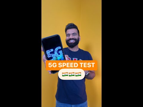 5G SpeedTest in India #5G #5GinIndia #shorts🔥🔥🔥