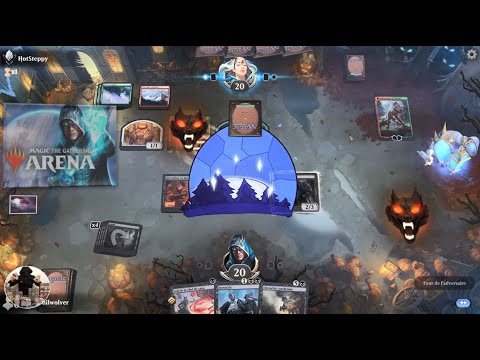 Я играю против колоды Innistrad Midnight Hunt в Magic The Gathering Arena.