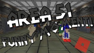 AREA 51 FUNNY MOMENT! (Roblox Area 51)