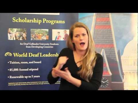 scholarships for the deaf