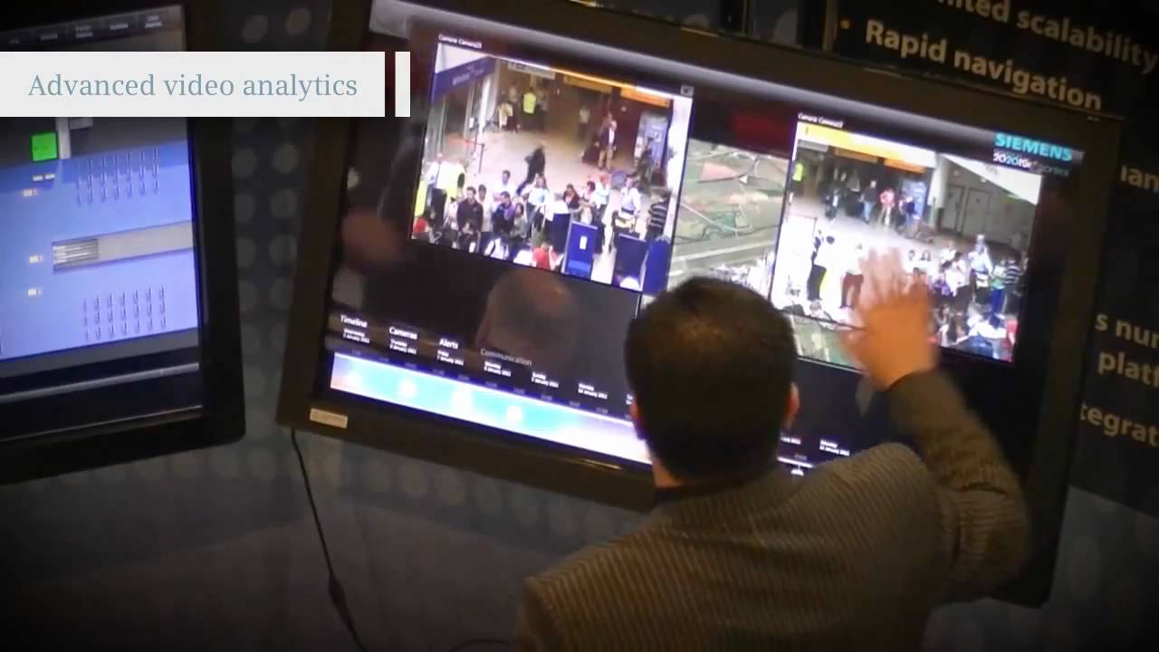 Siemens Command & Control Console - Multi touch